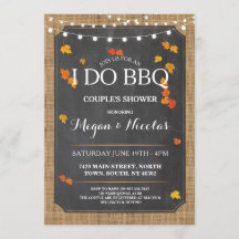 Convidei O CHURRASCO Fall Rustic Chalk Party