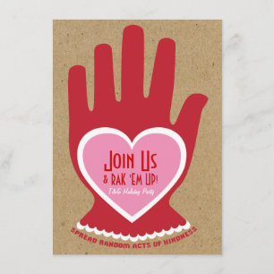 Convite Convite: Ato aleatório da bondade no rosa