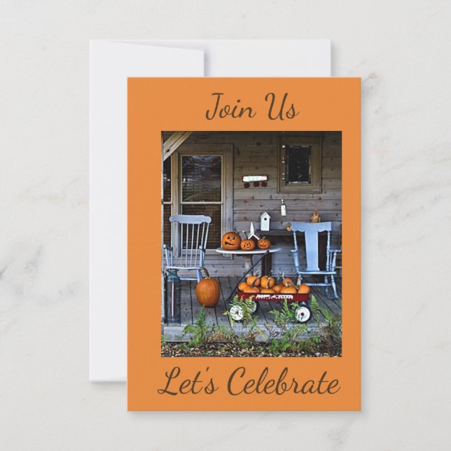 CONVITE ***CONVITE DA FESTA DO OUTONO*** (Frente)