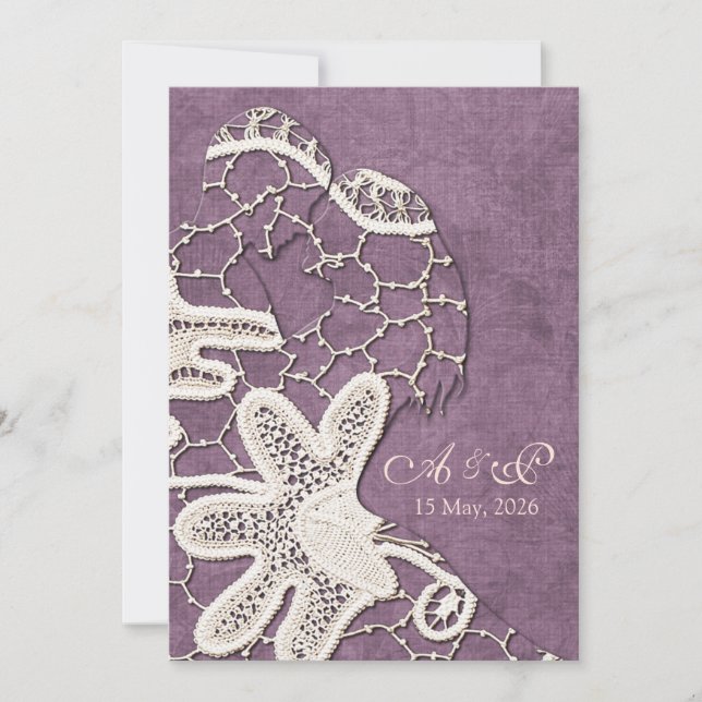 Convite &Convite de casamento de Nível (Frente)