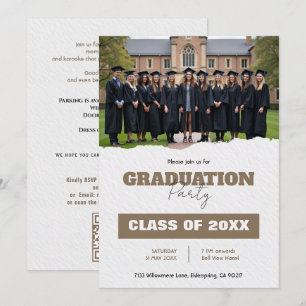 Convite 🎓Convite de festa de formatura com código QR do a