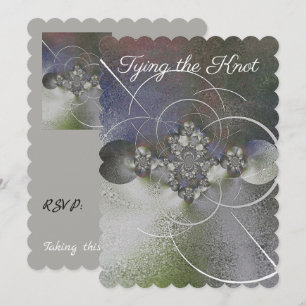 Convite "Convite do casamento da elegância branca"