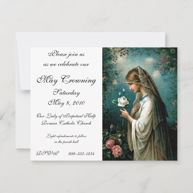 Convite Convite: Rosa místico (Frente)