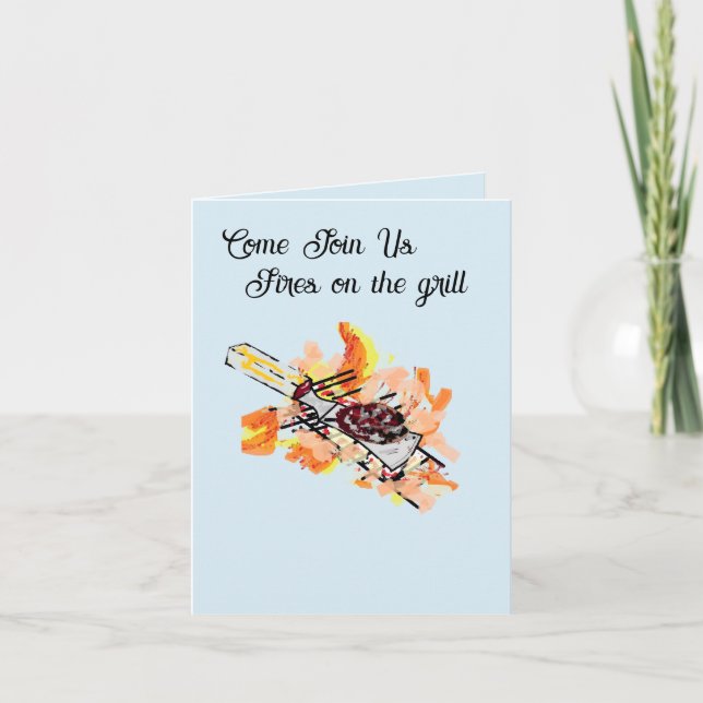 Convite Convite: Sonho de Barbecue (Frente)