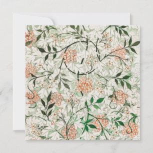 CONVITE CONVITE: WILLIAM MORRIS : GREEN JASMINE DESIGN