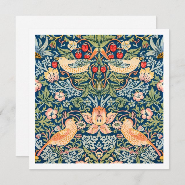 CONVITE CONVITE: WILLIAM MORRIS : PALAVRAS DE MORTE (Frente/Verso)