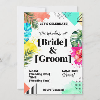Convite ConviteConvite de Casamento Elegante | Moderno