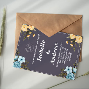 Convite ConviteDe Casamento Minimalista Elegante