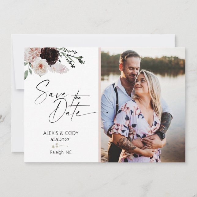 Convite Convites, Casamento, Brida, Boho Bridal, Esfregar (Frente)