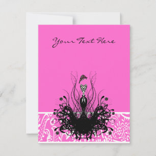 Convite Convites, folhetos e adesivos à moda