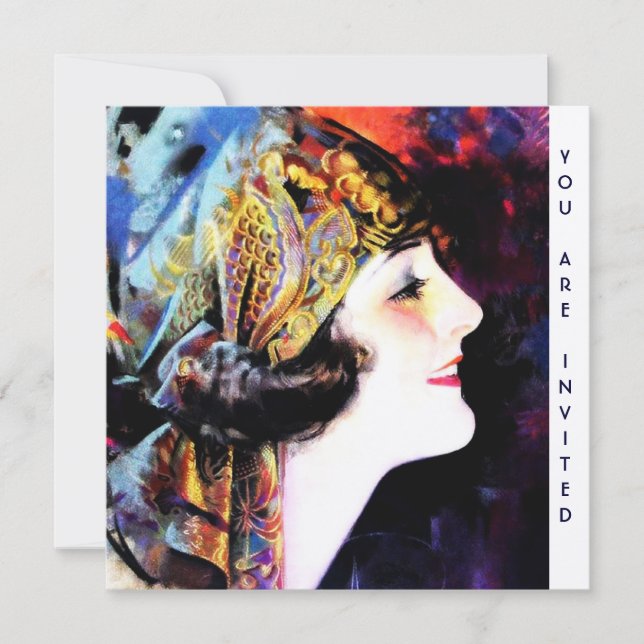 Convite Convites, martha mansfield, existências de ouro me (Frente)