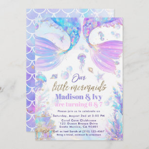 Convite Convocação Conjunta de Aniversário para Nossas Peq