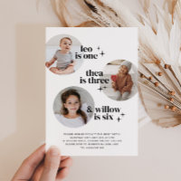 Convocação Conjunta de Aniversário Tripla com Arch