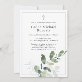 Convite Convocação Cruzada para o Batismo Moderno