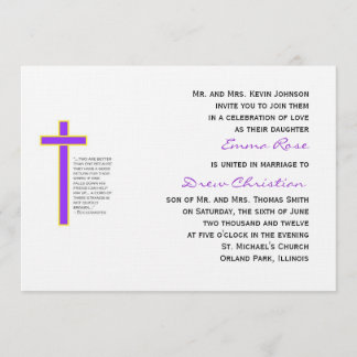 Convite Convocação De Casamento Cristão Três Rotas Pl