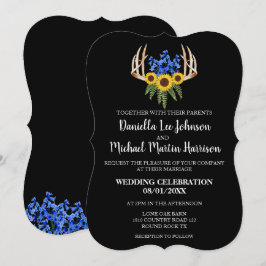 Convite Convocação de Casamento para Antadores Florais Rus