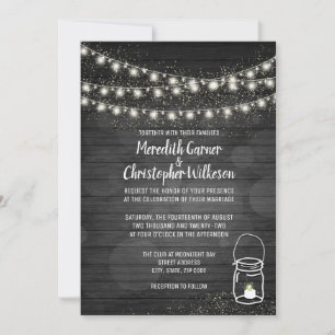 Convite Convocação de Casamento para Mason Jar, Russo Ne