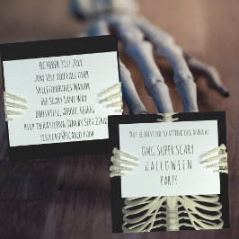 Convite Convocação de Festa de Halloween assustadora para 