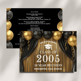 Convite Convocação Dourada para Sindicato de 20 Anos Moder