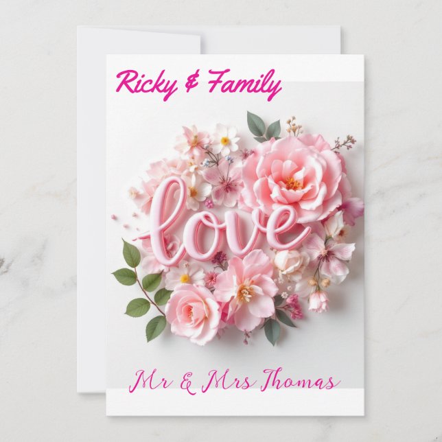 Convite Convocação Elegante Um Belo Começo (Frente)