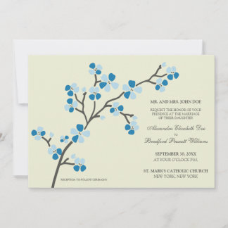 Convite Convocação Moderna para para o Casamento de Cherry