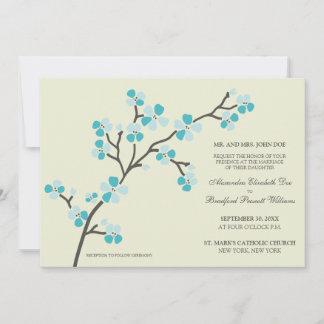 Convite Convocação Moderna para para o Casamento de Cherry
