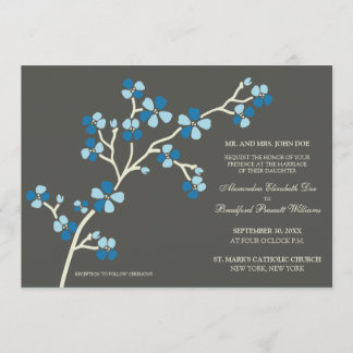 Convite Convocação Moderna para para o Casamento de Cherry