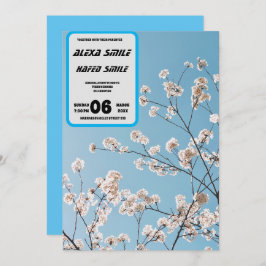 Convite Convocação para Casamento de Gatefold, Wed Bonito