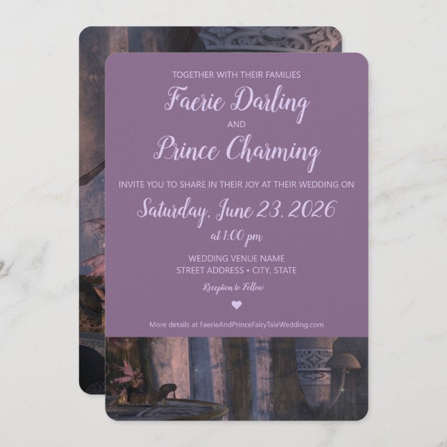 Convite Convocação para Casamento de Leite (Frente/Verso)