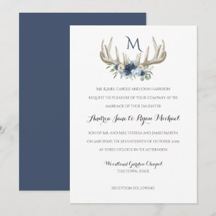 Convite Convocação para Casamento de Terras Florestais Vin