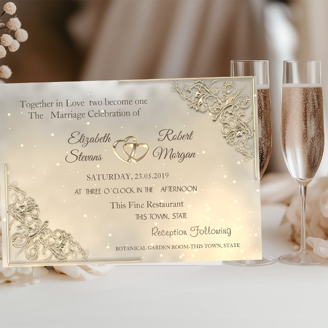 Convite Convocação para Casamento e Registro de Corações D (Criador carregado)