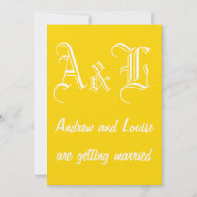 Convocação para Casamento Freesia e Branco