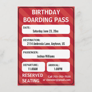 Convite Convocação para crianças embarcando