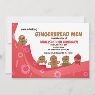 Convite Convocação para Homens de Gingerpão