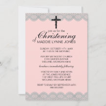 Convocação para Lacy Christening, Baptismo ou Dedi