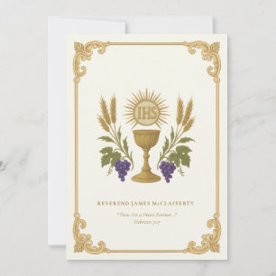 Convite Convocação para o Aniversário da Ordem dos Padres 