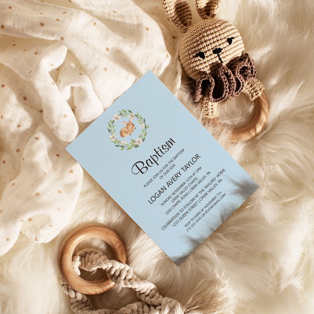 Convite Convocação para o batismo dos veados que dormem (Criador carregado)