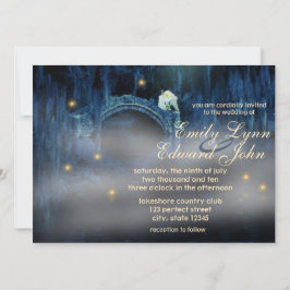 Convite Convocação para o Casamento Blonde Bayou Bliss