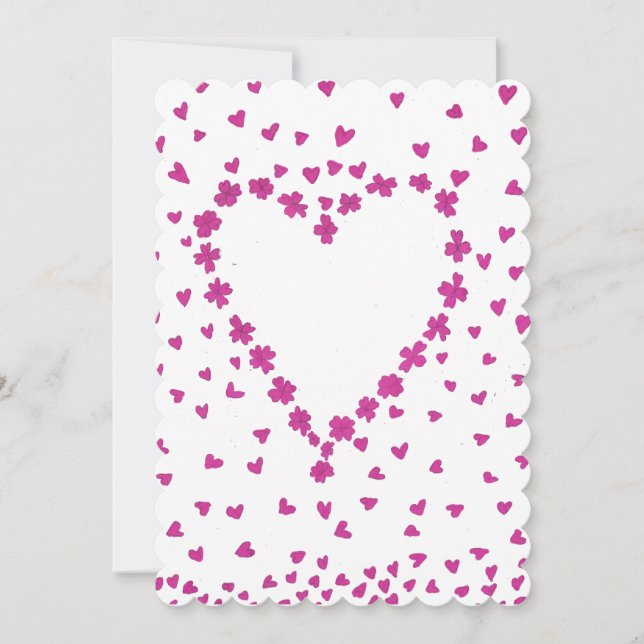 Convite Convocação para o coração (Frente)