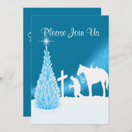 Convite Convocação para o Feriado Ocidental do Cowboy