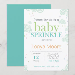 Convite Convocação para o Sprinkle da Nuvem de Rocha