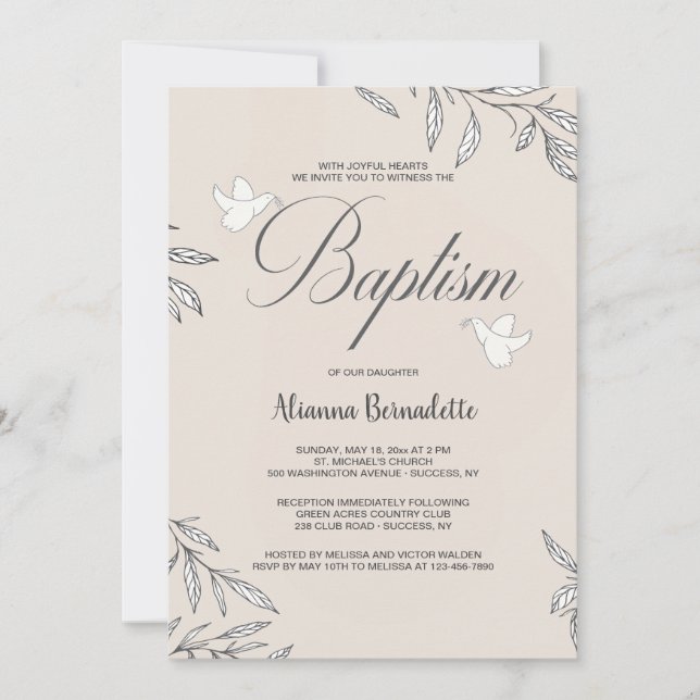 Convite Convocação Religiosa Botânica Fiel (Frente)