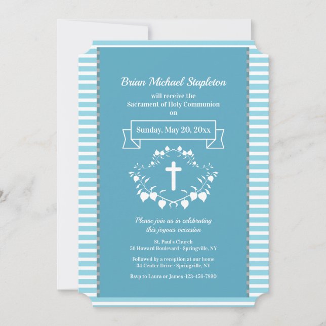 Convite Convocação Religiosa Sempre Fiel (Frente)