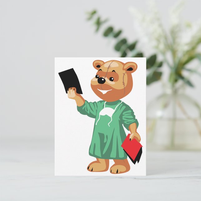 Convite Convocações do Médico do Urso de Teddy (Criador carregado)