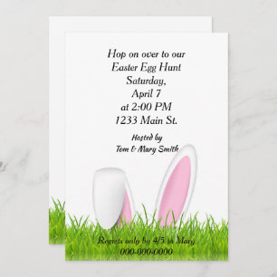 Convite Cony Ears Easter Ount