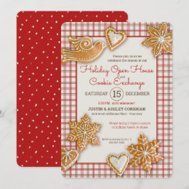 Convite Cookie de Natal | XADREZ | Holiday Open House