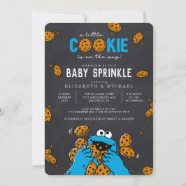 Convite Cookie Monster Chalkboard Baby Sprinkle