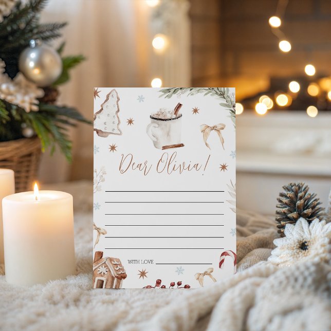 Convite Cookies & Cocoa Time Capsule Card (Criador carregado)