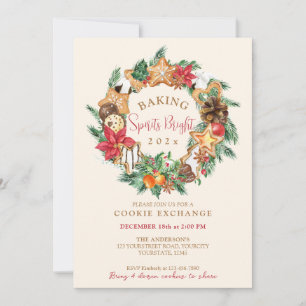 Convite Cookies cozidos com amor