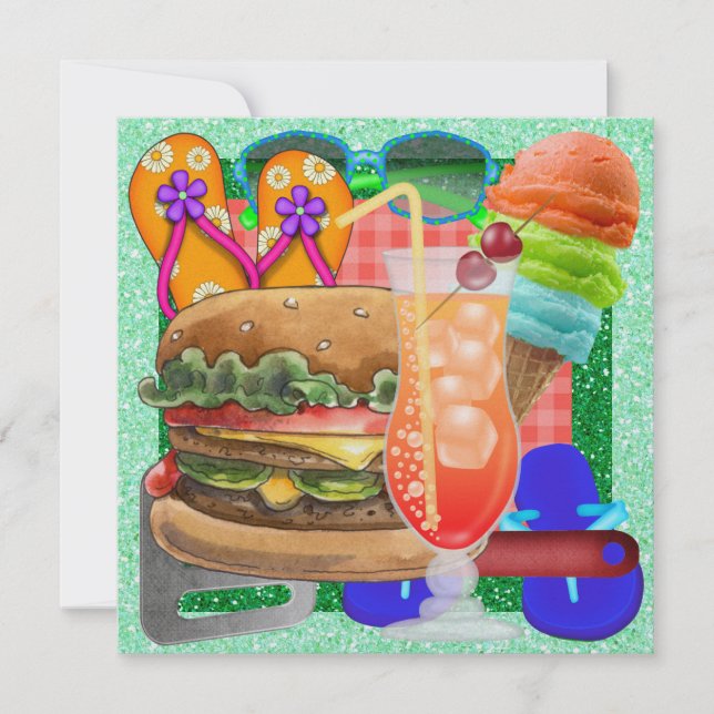 Convite Cookout - CHURRASCO! SRF (Frente)